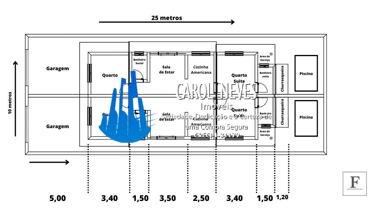 Casa à venda com 2 quartos, 70m² - Foto 6