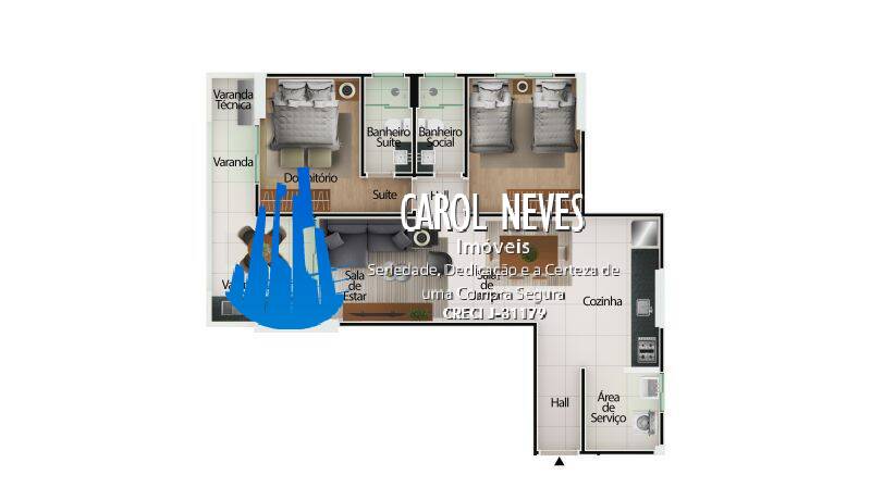 Apartamento à venda com 3 quartos, 127m² - Foto 20