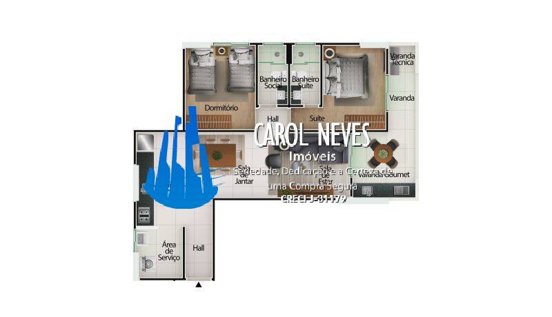 Apartamento à venda com 3 quartos, 127m² - Foto 22